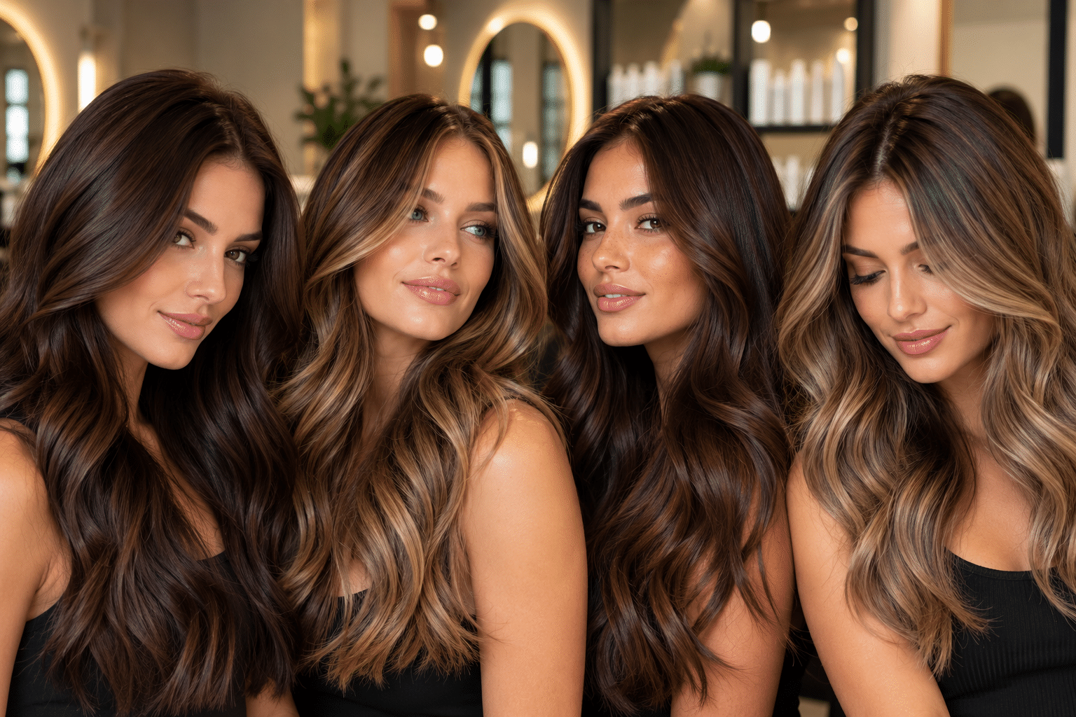 Brunette Hair Color Tampa, Dimensional Brown & Balayage