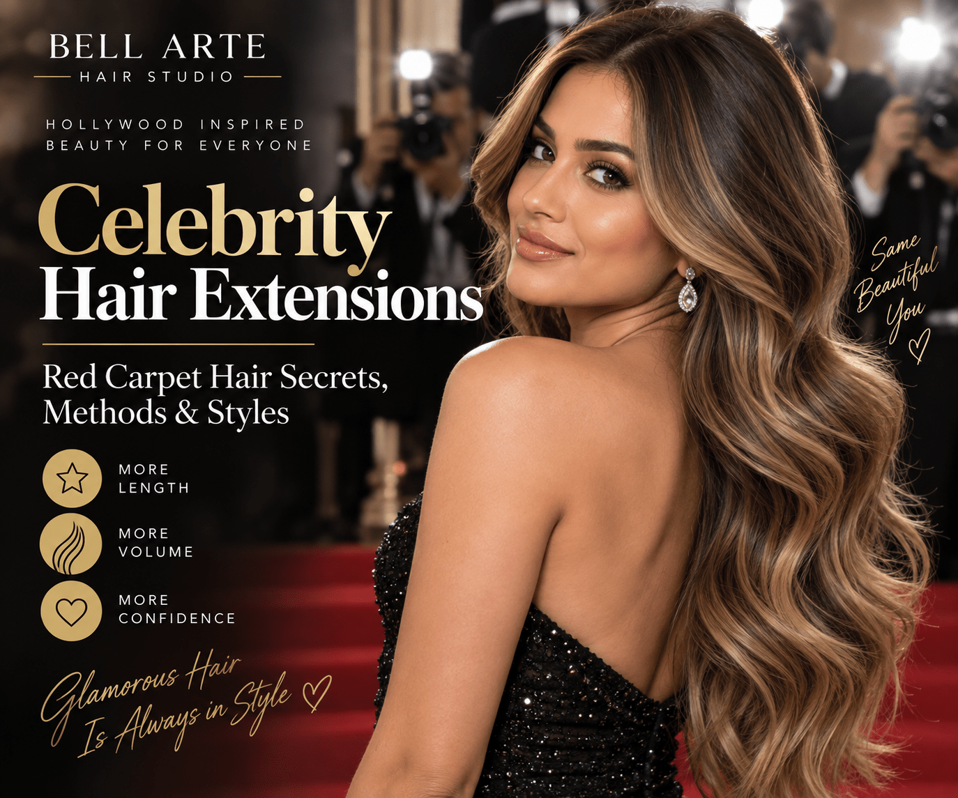 Celebrity Hair Extensions, Red Carpet Hair Extensions
